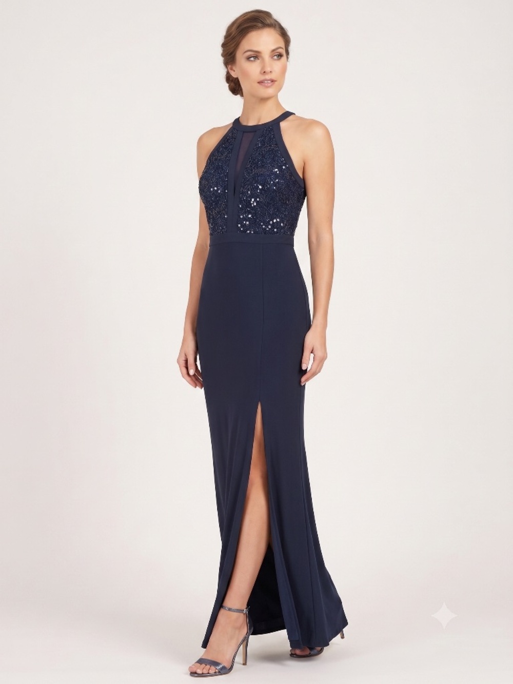 NY Night Nights Evening Gown / Maxi Dress - Size 10P